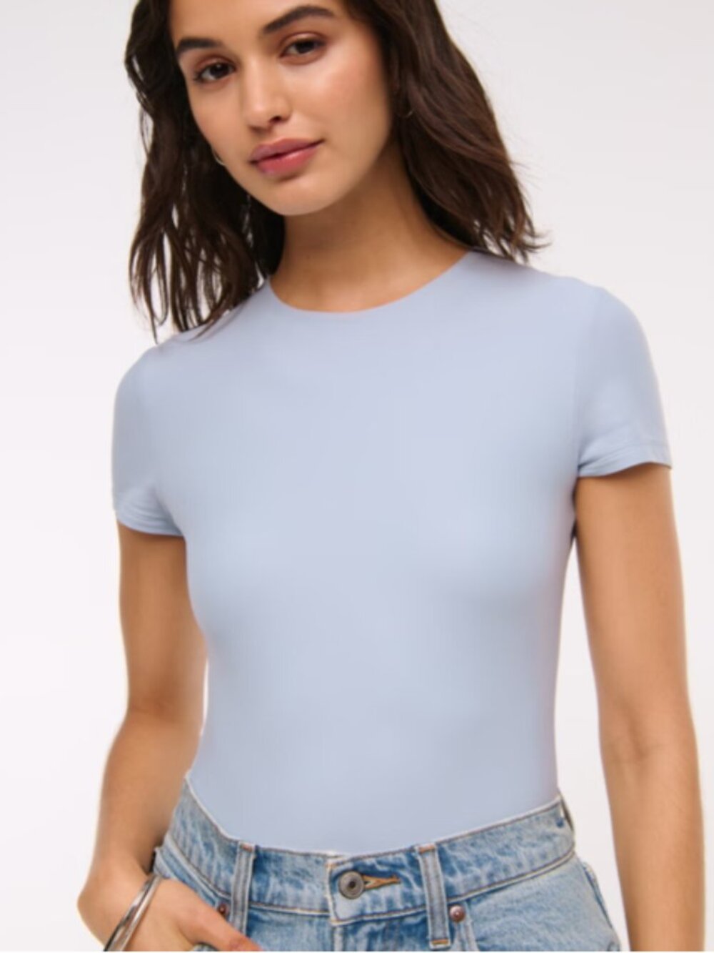 Abercrombie Soft Matte Seamless Tee Bodysuit